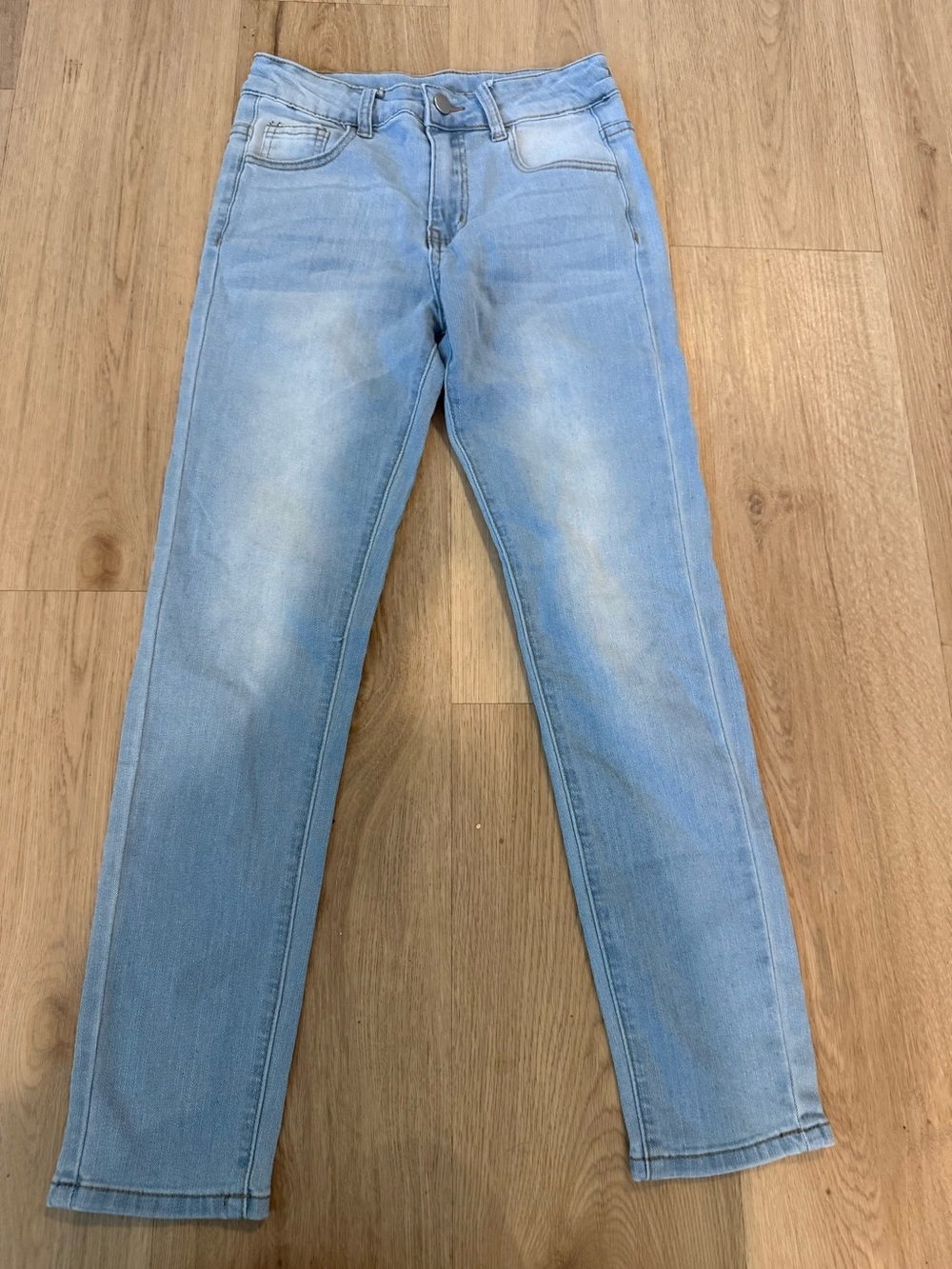 Light Blue kids Skinny Jeans - size 11- Comfortable Stretch Denim